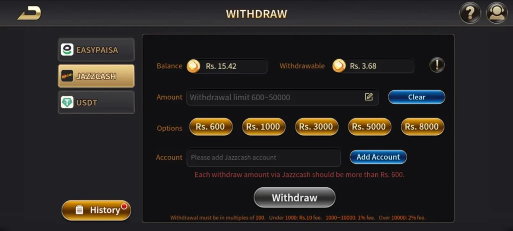 Royal X Casino WIthdraw Money