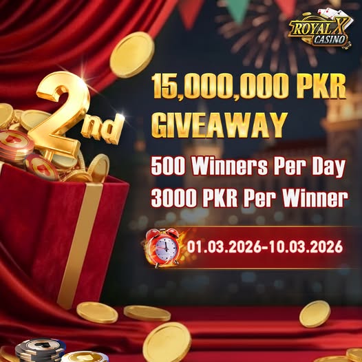 Win 15 Million PKR | Royal X Casino